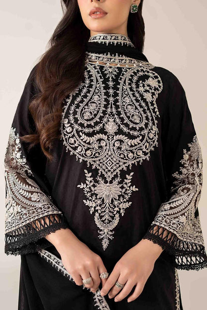 MARIA B 2-PIECE LAWN EMBROIDERED SHIRT WITH ELEGANT TROUSER.
