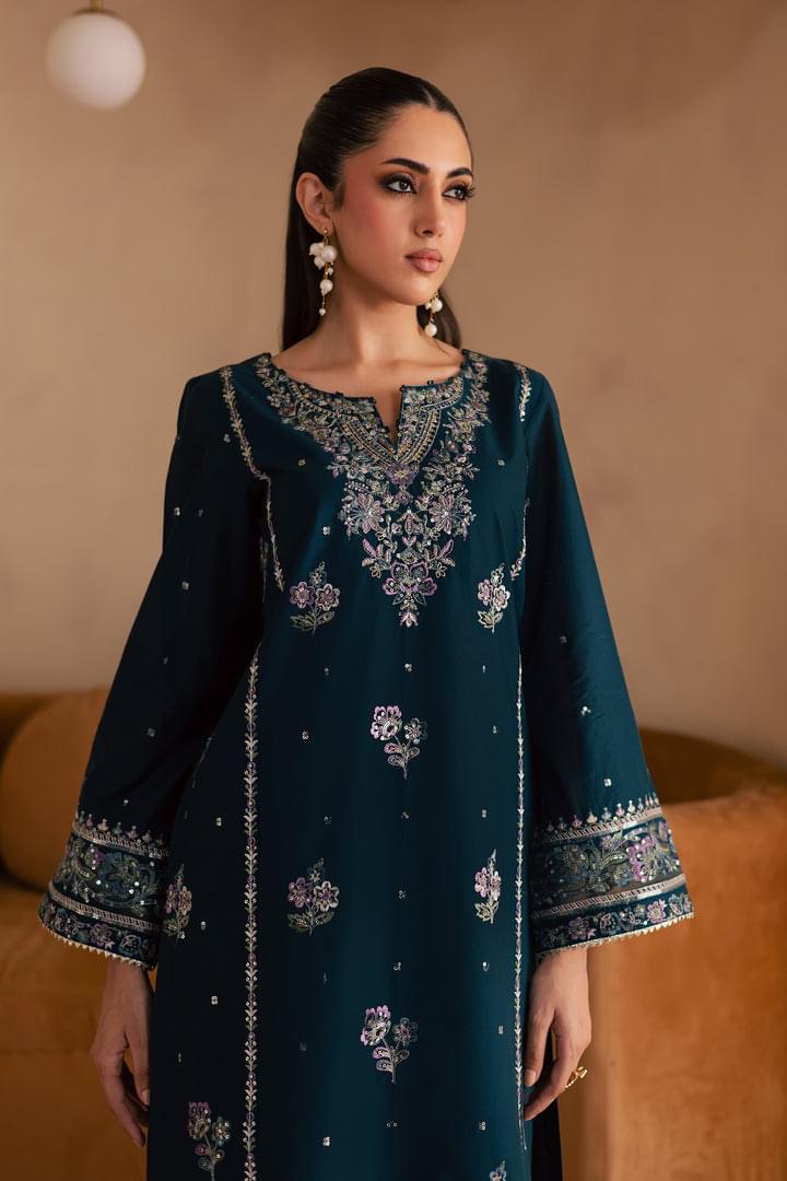 BATIK 2-PIECE LAWN SEQUIN EMBROIDERED SHIRT WITH ELEGANT EMBROIDERED TROUSER.