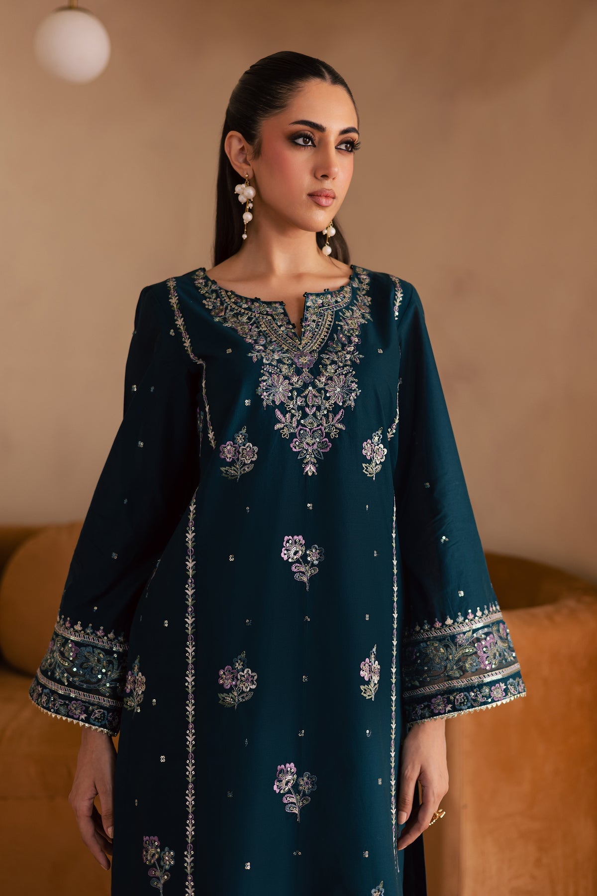 BATIK 2-PIECE LAWN EMBROIDERED SHIRT WITH ELEGANT TROUSER