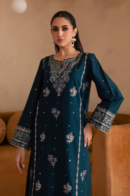 BATIK 2-PIECE LAWN SEQUIN EMBROIDERED SHIRT WITH ELEGANT EMBROIDERED TROUSER.