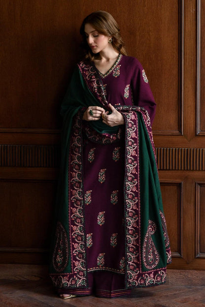 BATIK 3-PIECE LAWN EMBROIDERED DRESS WITH EMBROIDERED DUPATTA & TROUSER.